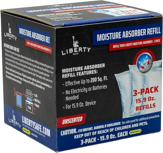 Liberty Safe Humydry Moisture Absorber - Protects Valuables from Moisture Damage - Gun Safe - Rust Prevention (15.9 Refill Only)
