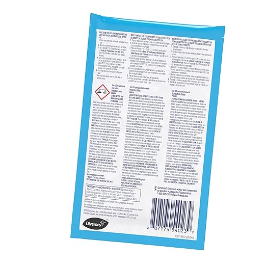 Diversey CBD991209 Break-Up Professional Fryer Boil-Out, Food Grade Degreaser & Cleans Deep Fryers, Kettles, Grates & More, Citrus Scent, Concentrate Liquid, 2-Ounce Packet