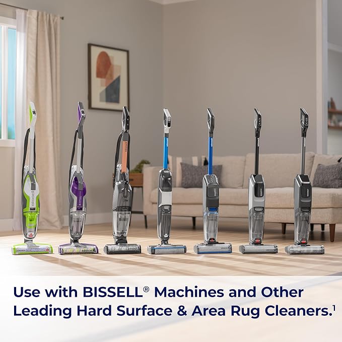 Bissell Multi-Surface Pet Solution with Febreze freshness, For Use in CrossWave and Other Leading Hard Surface and Area Rug Cleaners, 80oz, Dissolves Dirt, grime, and Tough Sticky Messes