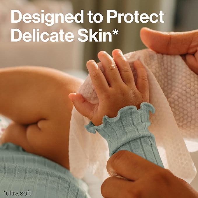 The Honest Company Hypoallergenic Multi-Use Baby Wipes for Sensitive Skin, Geo Mood, 576 Count