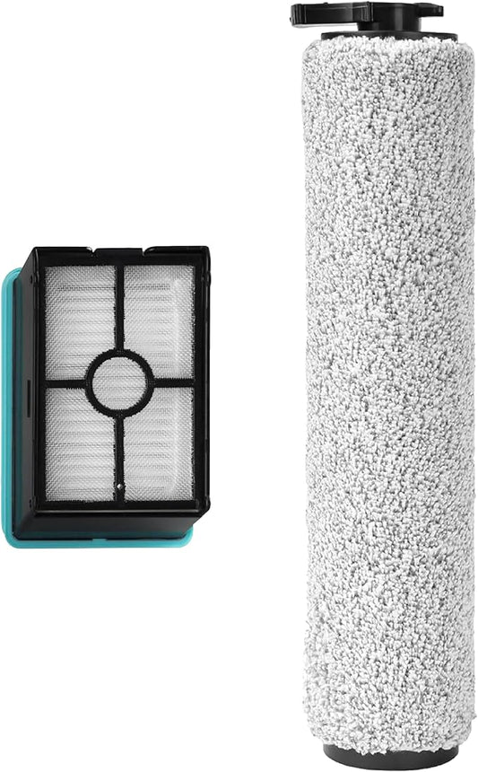 3831 Replacement Brush and Filter Set for Bissell Crosswave Hard Floor Expert Vacuum Models 3831 HF2 3845 3847 3848, Replacement Part # B0555, 1637755, 1632973 1 Roller Brush Filter 1 HEPA Filter