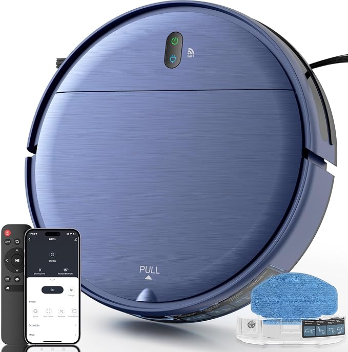 ZCWA Robot Vacuum, Ideal for Hard Floors, Carpets