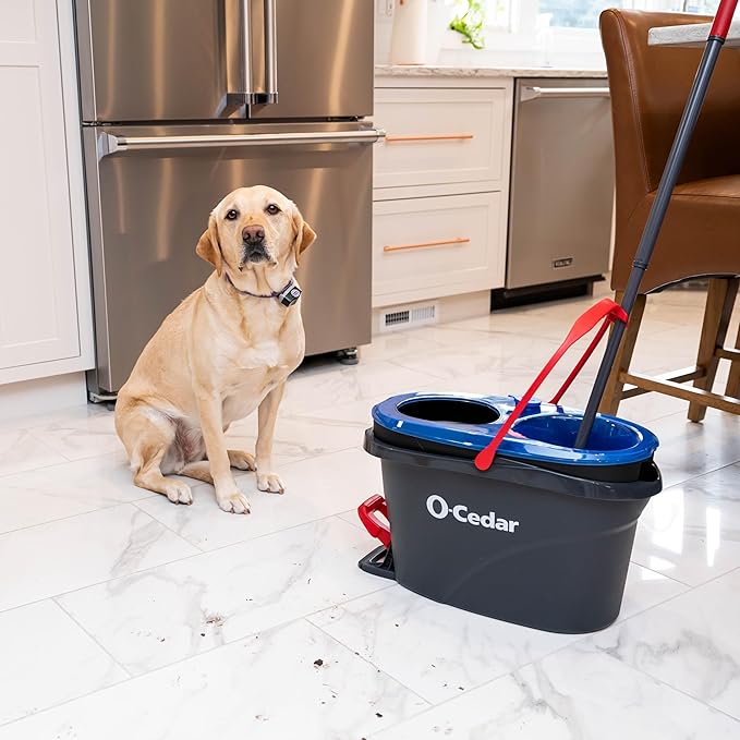 O-Cedar Genuine RinseClean Deep Clean Spin Mop Head Replacement | Machine Washable | Reusable | Microfiber Refill | 40% More Cleaning Power