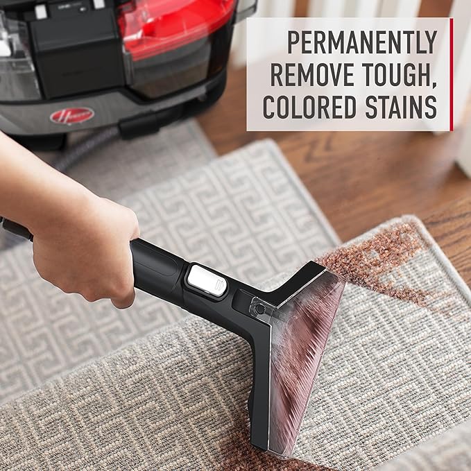 Hoover Oxy Portable Spot Cleaner Solution, 32 oz., Fresh Air Scent, Portable Cleaning Solution, Removes Tough Colored Stains from Carpet and Upholstery, Designed for Hoover CleanSlate Spot Cleaners