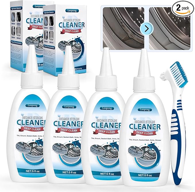 Home Cleaner Gel, Cleaner for Washing Machine, Refrigerator Strips, Household Shower, Kitchen Sinks, Walls, Tiles, Bathrooms- 20 fl oz