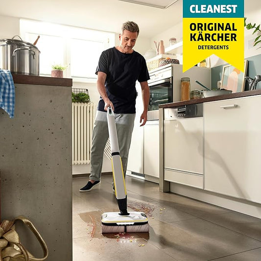 Kärcher Floor Cleaner Concentrate for Stone and Tile Floors - Designed for Karcher Electric Hard Floor Cleaners, FC 3, FC 5 and FC 7 - Streak-Free - 16.9 oz.