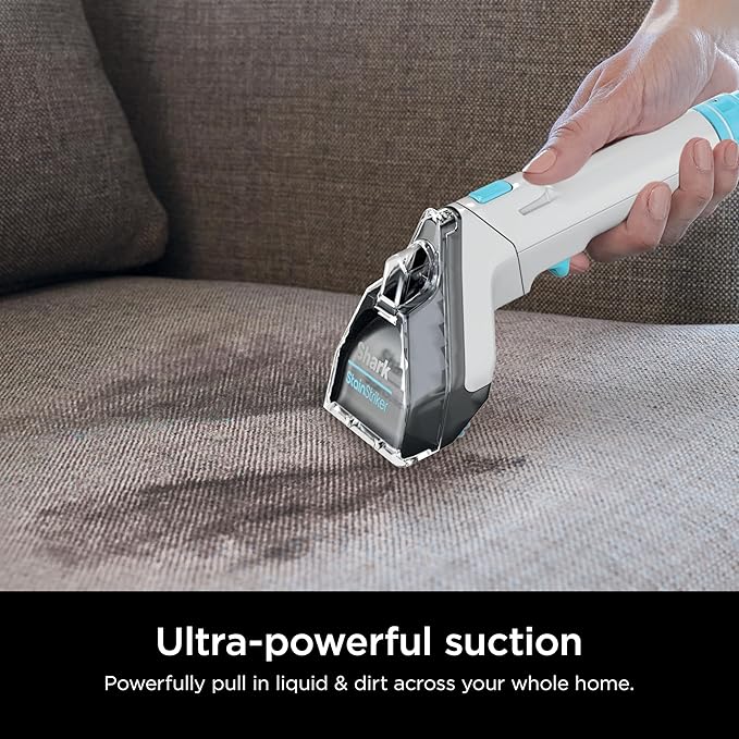 Shark StainStriker Portable Carpet, Upholstery & Area Rug Cleaner with Pet Mess extractor, Stain & Odor Remover, Perfect for Car Interiors, , White, PX201