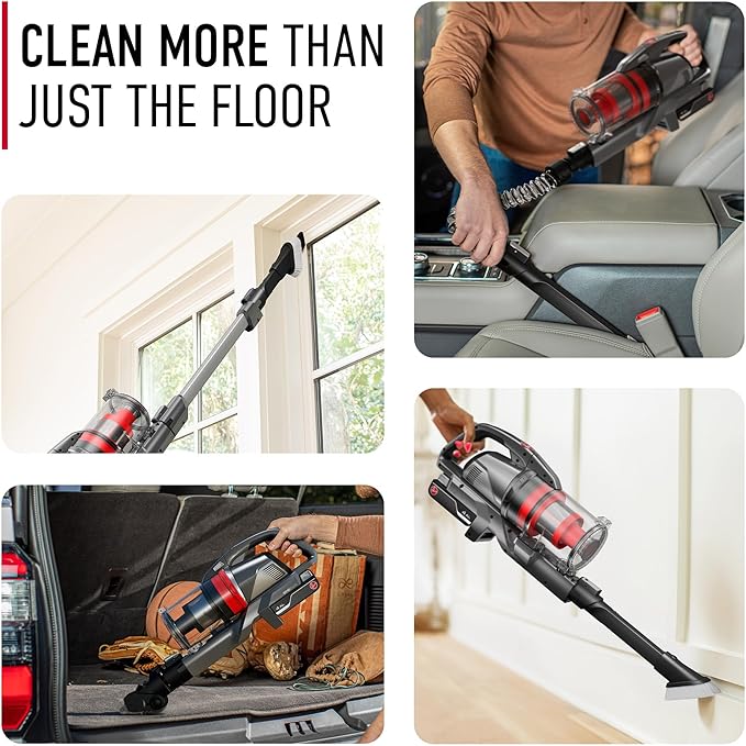 Hoover ONEPWR WindTunnel Emerge Pet Cordless Stick Vacuum Cleaner, Lightweight & Powerful Stick Vac for Home, Quiet Self-Standing Design, No Wall Mount Needed, Ideal for Pet Hair, Renewed