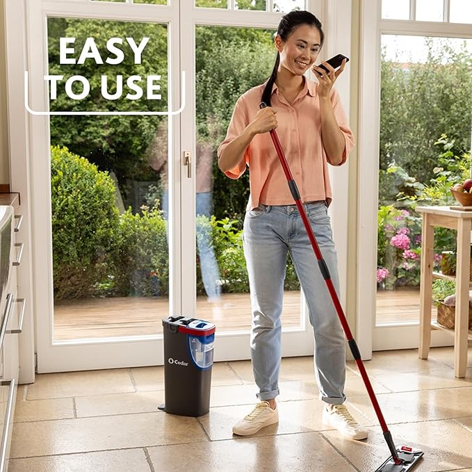 O-Cedar Genuine H2prO Mop Pad (Pack of 1) | Machine Washable | Reusable Refill | Microfiber Mop Head Replacement | Removes 99% of Bacteria
