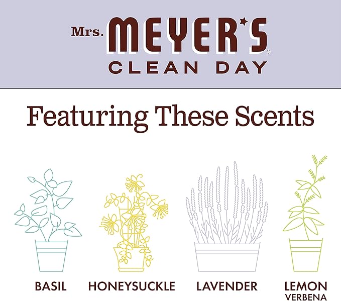 Mrs. MEYER'S CLEAN DAY Liquid Dish Soap, Lavender, 16 fl. oz -, 3 Count (Pack of 2)