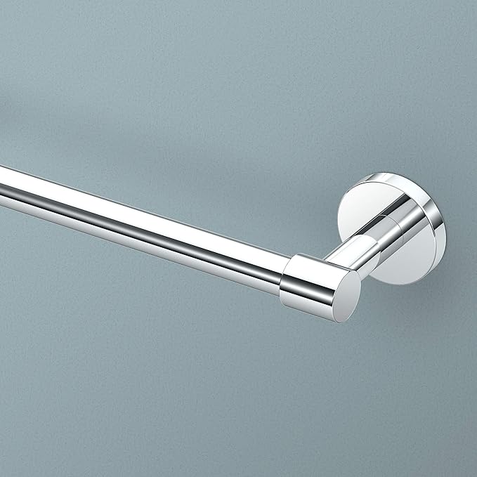 Gatco 4661 Reveal 18" Towel Bar, Chrome | Wall Mount Towel Holder for Bathroom, Total Length 20.13"