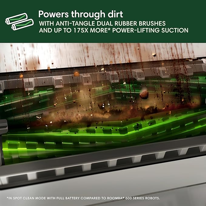 iRobot Roomba Max 705 Combo Robot Vacuum & Mop + AutoWash Dock – Extending Cleaning Roller Mop, Retractable Cover, Dual Brushes, Self-Empties, Heat-Washes & Dries, Avoids Obstacles, LiDAR