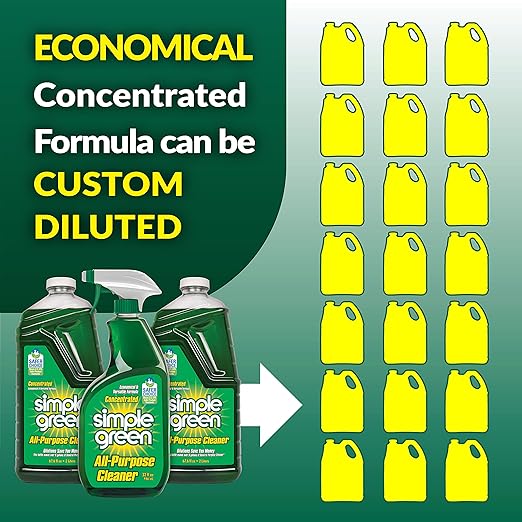 Simple Green All-Purpose Cleaner Spray and Refill, Green, 3 Piece Set, Original, 1 Count