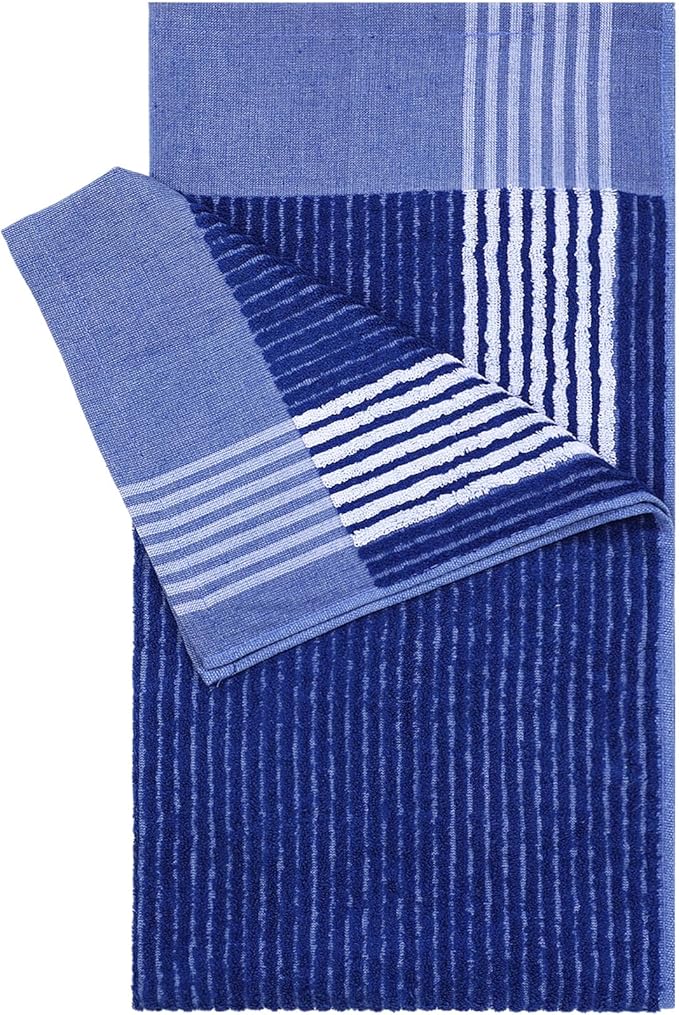 Buryeah Golf Towel 22 x 44 Inch Cotton Golf Caddy Towel Camping Large for Caddies Golfers Tour Players Club with Stripe