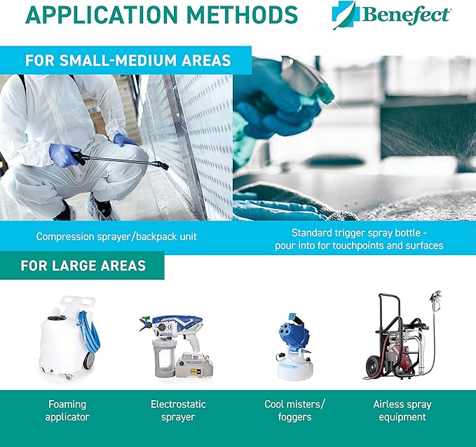Benefect Botanical Decon 30 Disinfectant Cleaner, 4 oz. Spray Bottle, Light Lemon & Thyme Scent, Hospital Grade Disinfectant, Kills Over 99.99% of Germs, Safe for Food-Contact Surfaces