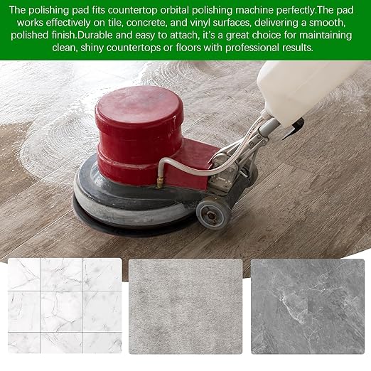 12" Floor Scrubber Pads for Oreck ORB550MC Orbiter Floor Machine,437.071 Black Scrubbing Disc for Hard Floor,Commercial Orbiter Polishing Pads for Oreck ORB550MC Cleaning Machine