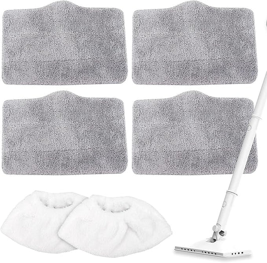 GreeSuit Microfiber Steam Mop Pads Compatible with ACHTFACH Steam Mop, Washable & Reusable Microfiber Steam Mop Cloth for All Types of Surfaces