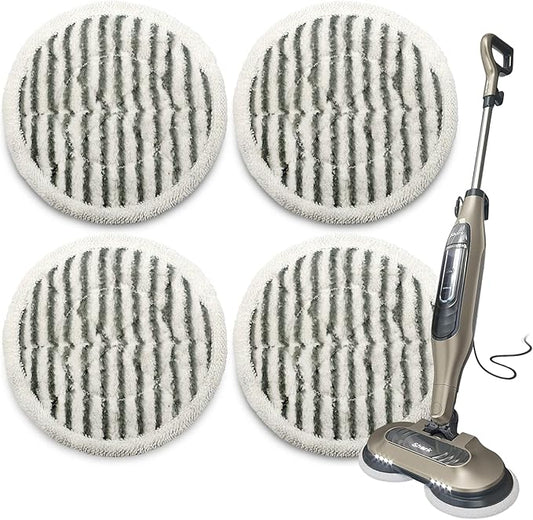 F Flammi Steam & Scrub Mop Pads for Shark S8201 S8001 S7001 S7201 S7000AMZ S7000 S7005 S7020 S7001C Steam & Scrub Mop Dirt Grip Steam Mop Replacement Pads