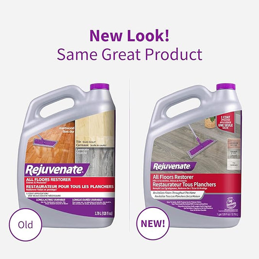 Rejuvenate All Floors Restorer Fills Scratches, Shines And Protects All Floor Types, Including Hardwood, Laminate, Vinyl And Tile, 1 Gallon