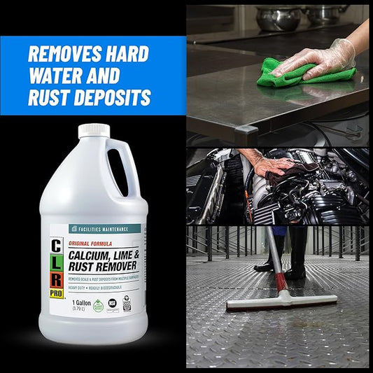 CLR PRO Calcium, Lime and Rust Remover, 1 Gallon Bottle