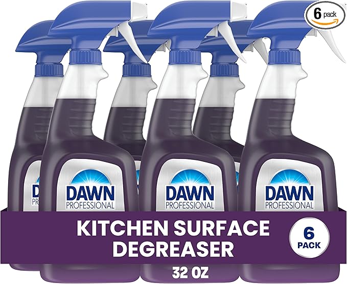 P&G Professional DAWN Kitchen Surface Degreaser - 32 Oz (Case of 6) - For Removing Tough Grease Found in Commercial Kitchens & Food Service (Packaging May Vary)