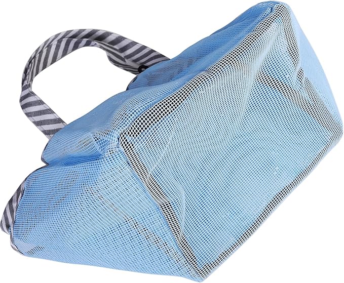 Haundry Mesh Shower Caddy Tote, Portable Shower Caddy Bag with 8 Pockets for College Dorm Room Essentials, Beach, Swimming, Gym