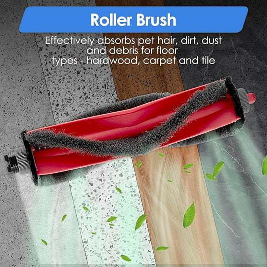 (11 Pack) Q7 M5+/ Q7 M5 Replacement Parts for Roborock Q7 M5+, Q7 M5, Q7 L5, Q7 L5+ Robot Vacuum Cleaner, 1 Roller Brush, 4 Side Brushes, 4 HEPA Filters, 2 Mop Pads, Accessories Kit