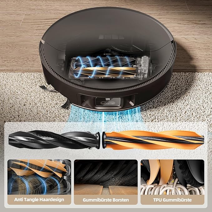 26 Pack Accessories for Dreame X50 Ultra Complete /X50 Master /L40s Pro Ultra /L50 Ultra/Mova V50 Vacuum Robot, 2 Main Brush 6 Mop Pads 6 Dust Bags 6 Sidebrush 4 Filter 1 Cleaning Brush 1 Screwdriver
