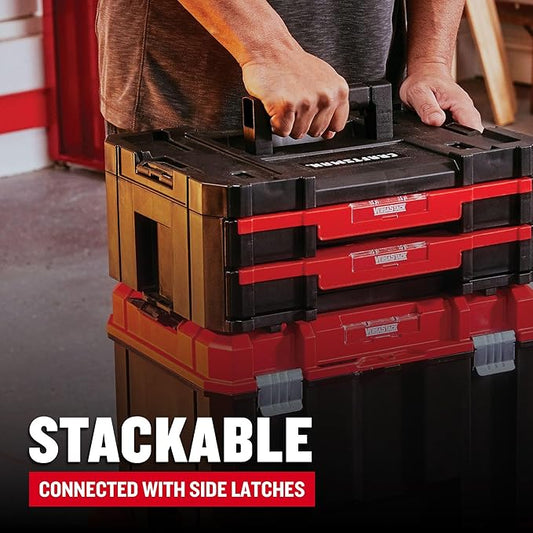CRAFTSMAN Plastic Tool Box With Drawers, Organizer and Storage (CMST17804)