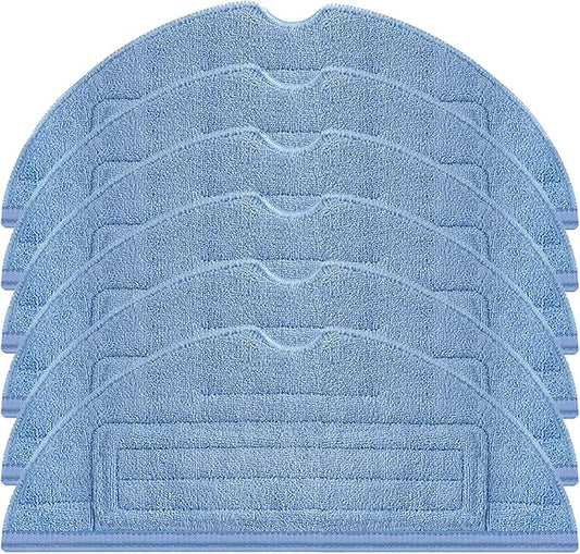 6 Pack Mop Cloth Pads for Roborock S7, Microfiber Mop for Xiaomi for Roborock S7+/MaxV/Plus/Ultra/ S8/ S8+/ T7S /T7S Vacuum Cleaner, Reusable and Washable Pad Accessories