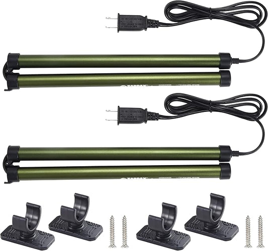 2 Pack Gun Safe Dehumidifier Rod | Dehumidifier Rod For Enclosed Spaces, Gun Safe & Vault, Cabinets | Protect Valuables & Stop Humidity, & Moisture | Foldable, 4 Mounting Brackets | 24''/61cm