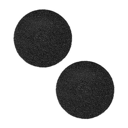 12In Floor Scrubber Pads 437.071 437071 for Oreck ORB550MC Orbiter Floor Machine Black（2pcs）
