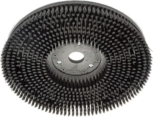 Global Industrial 20" Diameter Scrub Brush for 20" Floor Scrubber and 40" Ride-On Scrubber, Flexible Soft Nylon Bristles, Compatible with CAT C20E/C20T/C40R