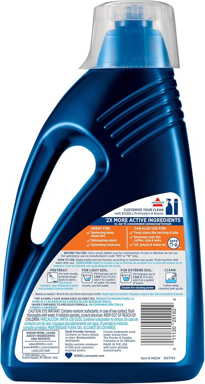 Bissell OXY Clean + Refresh with Febreze Original Gain Scent Formula for Upright Deep Cleaners, 1462W