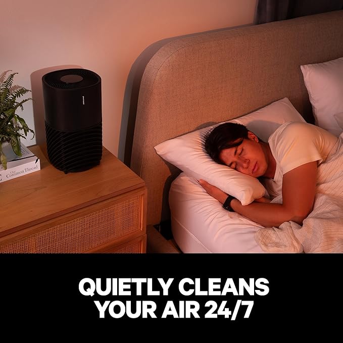 PuroAir 130b Smart Air Purifiers for Home Pets - Covers Up To 600 Sq Ft - Filters Up To 99.9% of Pollutants, Smoke, Pollen, Dust - Quiet Air Filter - Air Purifiers for Bedroom (2 Pack)