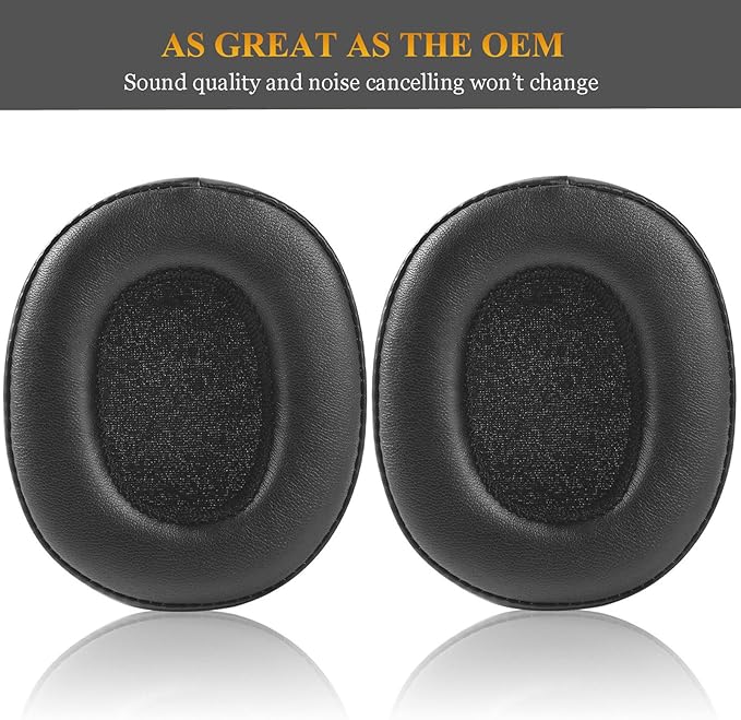 Crusher Evo Earpads Crusher Wireless Replacement Pads, OEM Quality Hesh ANC Ear Cushions Cups Compatible with Skullcandy Crusher ANC/Crusher Evo, Hesh 3/Hesh Evo/Hesh ANC, Venue ANC Headphones
