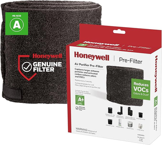 Honeywell Premium Odor-Reducing Air Purifier Replacement Pre-Filter, HRF-APP1 / Filter (A+), Black