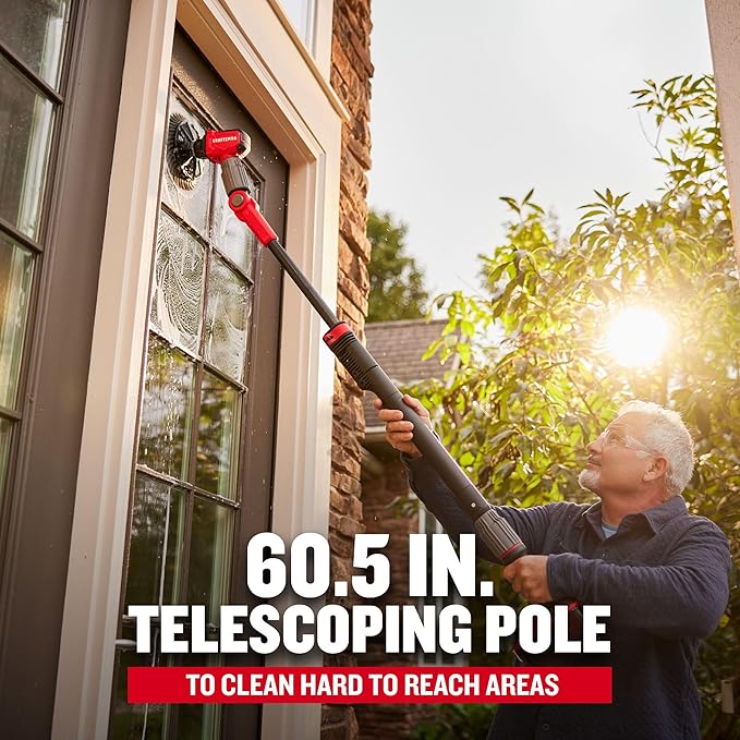 CRAFTSMAN V20 Cordless 2-in-1 Power Scrubber, Multi-Purpose, Bare Tool Only (CMCPS520B)