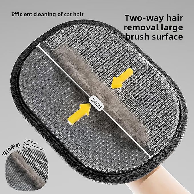 Pet Hair Removal Glove for Cats & Dogs 2025 New Electrostatic Pet Hair Remover Glove, Washable Reusable Animal Fur Removal Tool for Clothing, Couch, Carpet, Car Seat