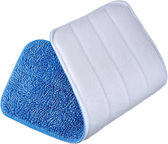 6 Pieces Microfiber Cleaning Pads Reveal Mop 16 to 18 inch Fit for Most Spray Mops and Reveal Mops Washable (16.5 x 5.5 inch)