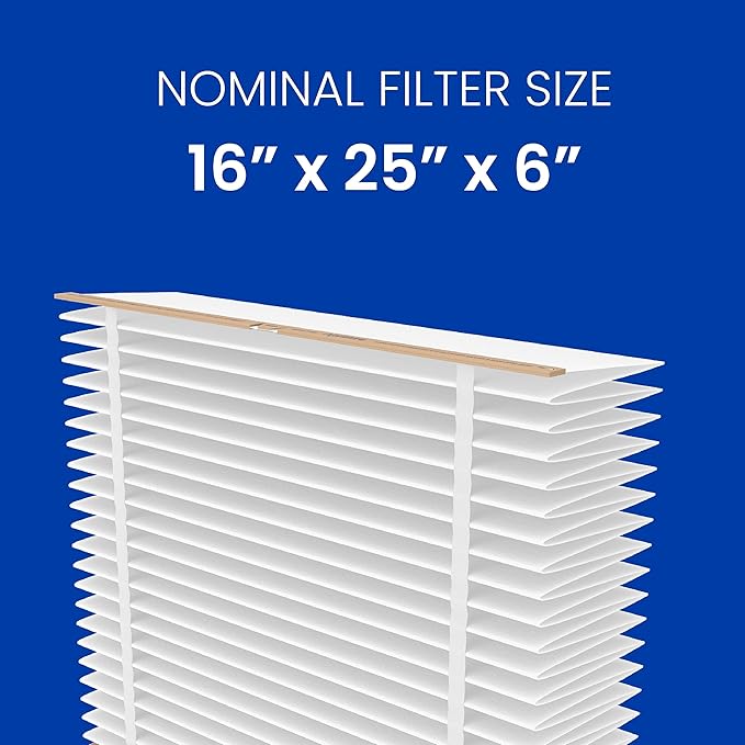 AprilAire 401 Replacement Furnace Filter for AprilAire 2400, Space-Gard 2400 Whole-House Air Purifiers - MERV 10, 16x25x6 Air Filter (Pack of 4)