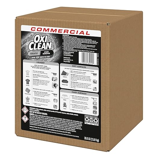 OxiClean Versatile Stain Remover Professional, 30 LB Box