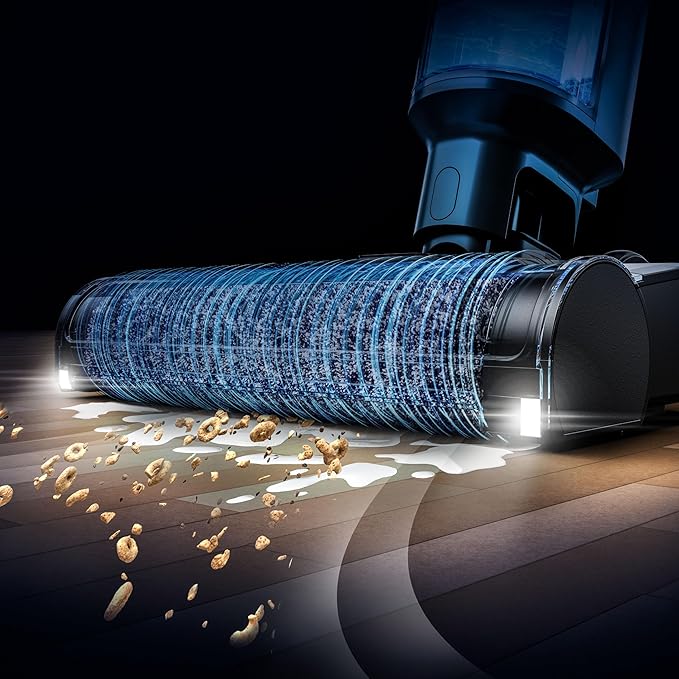 Shark HydroVac MessMaster Wet Dry Corded Vacuum Cleaner, 3-in-1 Multi-Surface Vacuum Mop & Self-Cleaning System, Lightweight, Powerful Suction, for Hard Floors & Area Rugs, Navy, WD161