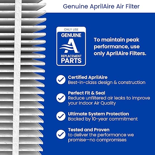 AprilAire 210 Replacement Filter for AprilAire Whole House Air Purifiers - MERV 11, Clean Air & Dust, 20x25x4 Air Filter (Pack of 2)