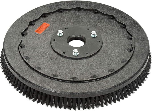 Global Industrial 20" Diameter Scrub Brush for 20" Floor Scrubber and 40" Ride-On Scrubber, Flexible Soft Nylon Bristles, Compatible with CAT C20E/C20T/C40R