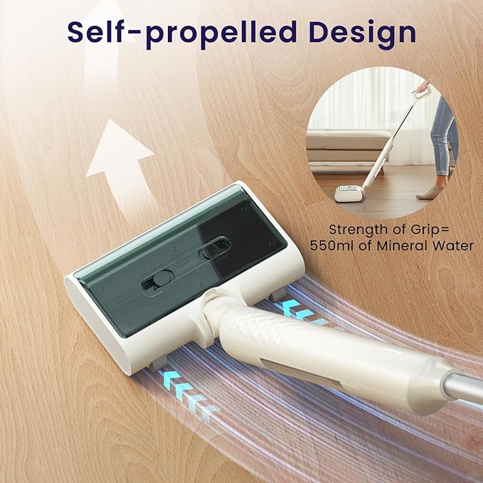 Lefant Cordless Wet Dry Vacuum Mop,Vacuum Cleaner for Home with 60 Mins Runtime,180° Lay-Flat,2 Adjustable Cleaning Modes,Anti-Tangle,Lightweight Stick Vacuum for Carpet,Pet Hair,Hardwood Floor LS100