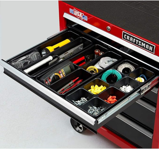 CRAFTSMAN Tool Organizer, 3-Piece 14-Compartment Drawer Set (CMST98018)