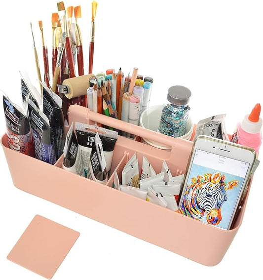 Enjoy Office Desk Storage Organizer 8 compartments Box DIY Box Remote Cosmetic Holder Pen Pencil Stationery Basket -Made In USA