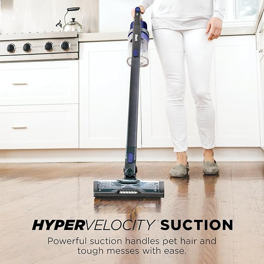 Shark | Pet Cordless Vacuum Cleaner | LED Headlights | Removable Handheld Vacuum for Pet Hair | Crevice Tool & Pet Multi-Tool Included | 40min Runtime | For Carpet & Hard Floors | Grey | IX141