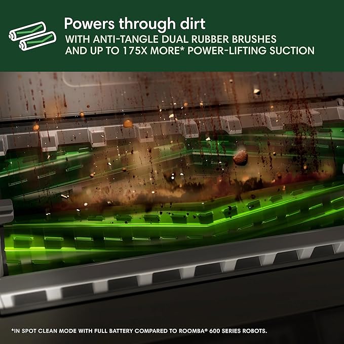 iRobot Roomba Max 705 Combo Robot Vacuum & Mop + AutoWash Dock – Extending Cleaning Roller Mop, Retractable Cover, Dual Brushes, Self-Empties, Heat-Washes & Dries, Avoids Obstacles, LiDAR